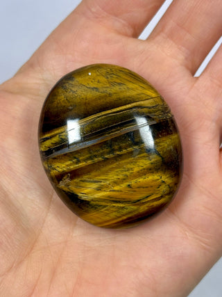 TIGER EYE PALM STONE (8) The Crystal Avenues 