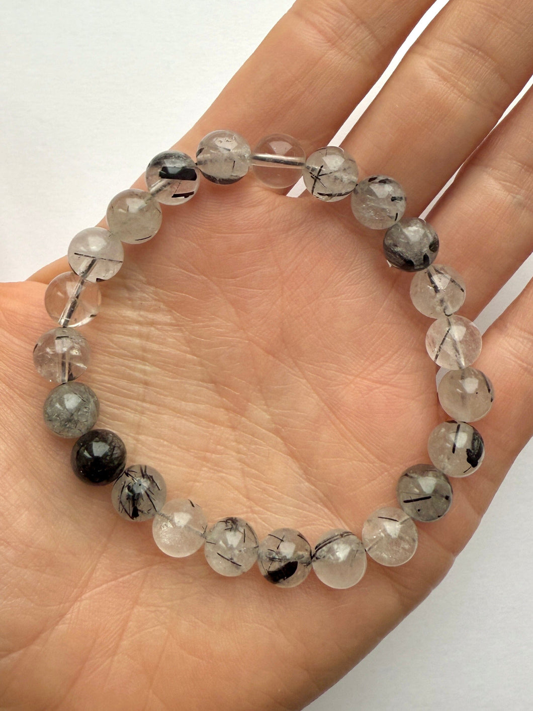 TOURMALINE QUARTZ BRACELET (8MM) Bracelet The Crystal Avenues 