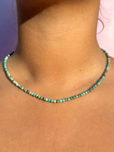 Indlæs billede til gallerivisning TURQUOISE FACET CHOKER NECKLACE Necklace The Crystal Avenues 
