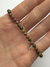 Load image into Gallery viewer, UNAKITE BRACELET (4MM) Bracelet The Crystal Avenues 
