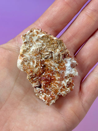 VANADINITE ON BARITE (1) Raw Crystal The Crystal Avenues 