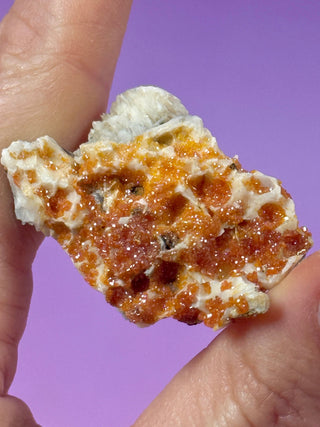 VANADINITE ON BARITE (4) Raw Crystal The Crystal Avenues 