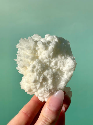 WHITE ARAGONITE 'CAVE CALCITE' (2) Cluster The Crystal Avenues 