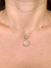 Load image into Gallery viewer, WHITE ETHIOPIAN OPAL SILVER PENDANT (NO. 5) The Crystal Avenues 
