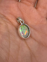 Indlæs billede til gallerivisning WHITE ETHIOPIAN OPAL SILVER PENDANT (NO. 7) The Crystal Avenues 
