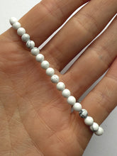 Indlæs billede til gallerivisning WHITE HOWLITE BRACELET (4MM) Bracelet The Crystal Avenues 
