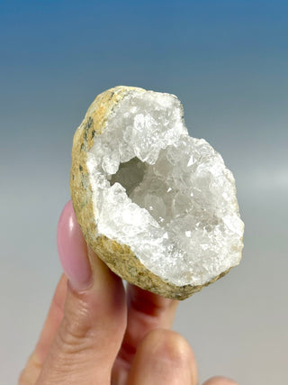 WHITE QUARTZ FRIENDSHIP GEODE - SMALL (44) The Crystal Avenues 