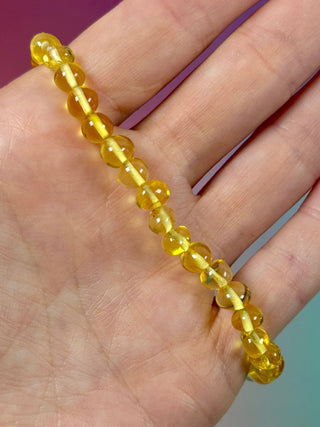 YELLOW AMBER BRACELET EXCLUSIVE (1) Bracelet The Crystal Avenues 