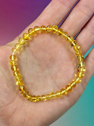 YELLOW AMBER BRACELET EXCLUSIVE (1) Bracelet The Crystal Avenues 