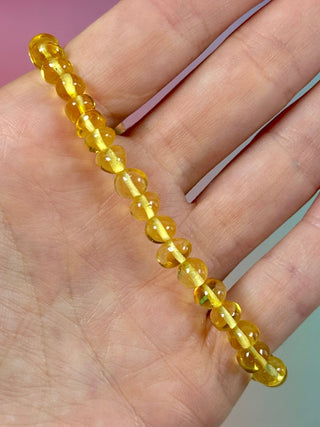 YELLOW AMBER BRACELET EXCLUSIVE (2) Bracelet The Crystal Avenues 