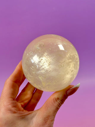 YELLOW OPTICAL CALCITE SPHERE (1) sphere The Crystal Avenues 