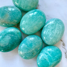 Load image into Gallery viewer, AMAZONITE PALM STONE tumble stone The Crystal Avenues 
