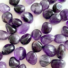 Load image into Gallery viewer, AMETHYST DARK TUMBLE STONE Tumble stone The Crystal Avenues 
