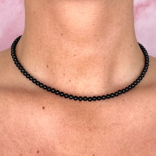 Load image into Gallery viewer, BLACK TOURMALINE CHOKER NECKLACE Bracelet The Crystal Avenues 
