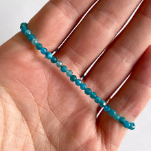 Indlæs billede til gallerivisning BLUE APATITE FACETED BRACELET Bracelet The Crystal Avenues 
