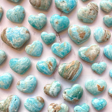 Load image into Gallery viewer, BLUE ARAGONITE HEART The Crystal Avenues 
