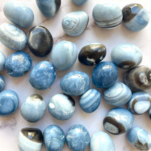 Load image into Gallery viewer, BLUE OWYHEE OPAL TUMBLE STONE (USA) tumble stone The Crystal Avenues 
