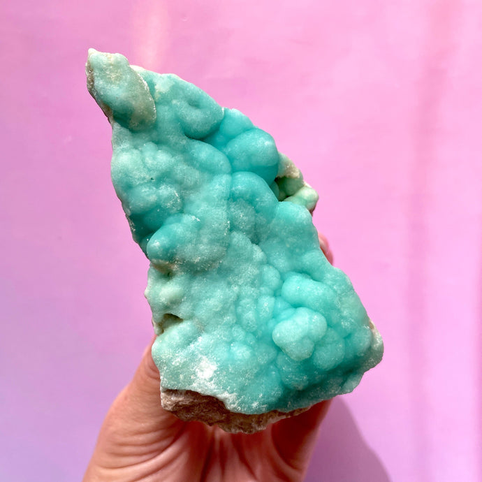 BOTRYOIDAL BLUE ARAGONITE (5) The Crystal Avenues 