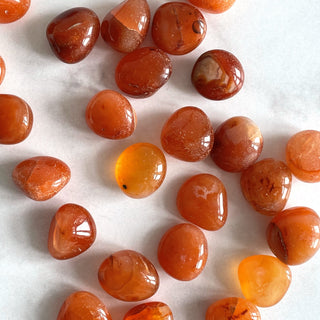 CARNELIAN SMALL TUMBLE STONE tumble stone The Crystal Avenues 