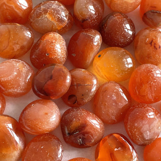CARNELIAN SMALL TUMBLE STONE tumble stone The Crystal Avenues 