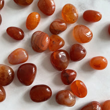 Load image into Gallery viewer, CARNELIAN TUMBLE STONE tumble stone The Crystal Avenues 
