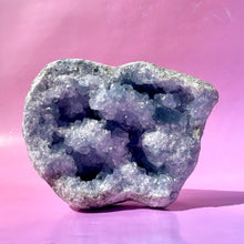 Load image into Gallery viewer, CELESTITE CLUSTER - EXTRA QUALITY (2) Cluster The Crystal Avenues 
