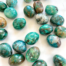 Load image into Gallery viewer, CHRYSOCOLLA TUMBLE STONE tumble stone The Crystal Avenues 
