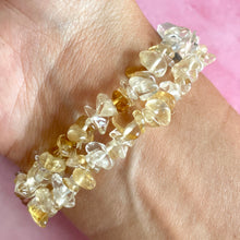 Load image into Gallery viewer, CITRINE CHIP BRACELET Bracelet The Crystal Avenues 

