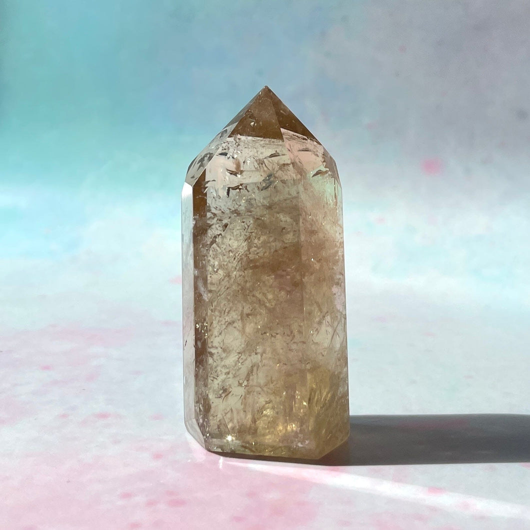 CITRINE TOWER (19) tumble stone The Crystal Avenues 