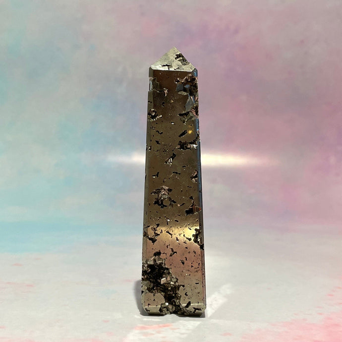 DRUZY PYRITE TOWER (2) Raw Crystal The Crystal Avenues 