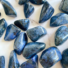 Load image into Gallery viewer, DUMORTIERITE TUMBLE STONE Tumble stone The Crystal Avenues 
