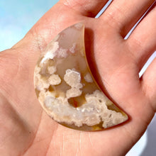 Load image into Gallery viewer, FLOWER AGATE MOON (1) The Crystal Avenues 
