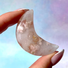 Load image into Gallery viewer, FLOWER AGATE MOON (2) The Crystal Avenues 
