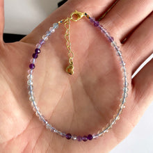 Load image into Gallery viewer, FLUORITE FACETED BRACELET Bracelet The Crystal Avenues 
