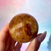 Load image into Gallery viewer, GOLDEN HEALER SPHERE (3) tumble stone The Crystal Avenues 
