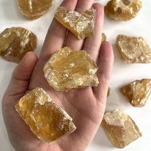Load image into Gallery viewer, HONEY CALCITE RAW Raw Crystal The Crystal Avenues 
