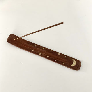 INCENSE BURNER BRASS SYMBOL The Crystal Avenues 