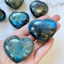 Load image into Gallery viewer, LABRADORITE HEART tumble stone The Crystal Avenues 
