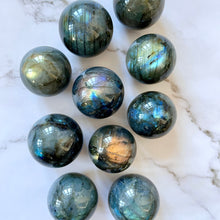 Load image into Gallery viewer, LABRADORITE SPHERE tumble stone The Crystal Avenues 
