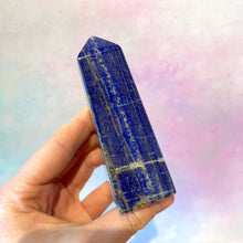 Load image into Gallery viewer, LAPIS LAZULI TOWER (2) tumble stone The Crystal Avenues 
