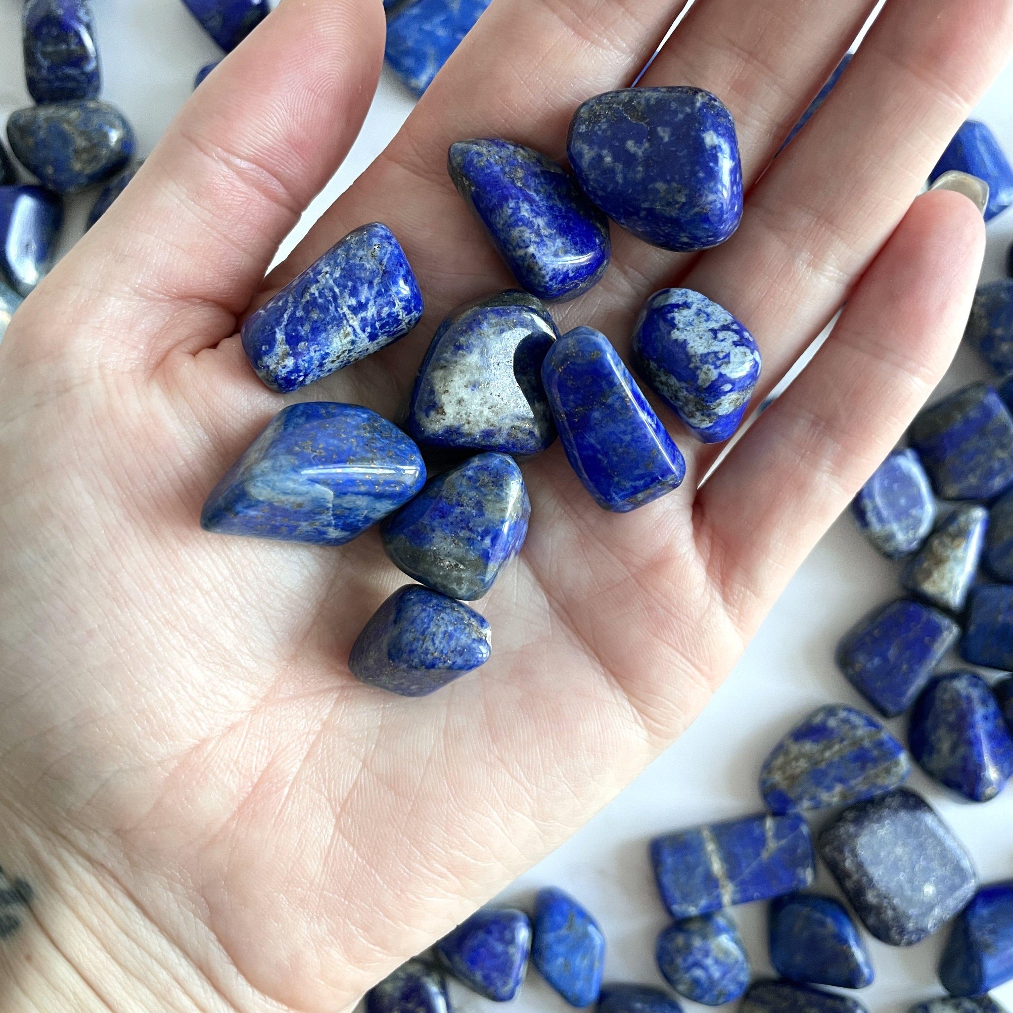 Lapis Lazuli Tumbles – Crystal Cove