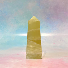 Load image into Gallery viewer, LEMON CALCITE TOWER (4) Palmstone The Crystal Avenues 

