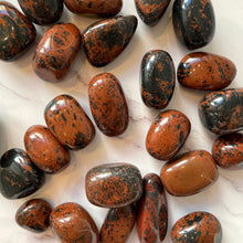 Load image into Gallery viewer, MAHOGANY OBSIDIAN TUMBLE STONE Tumble stone The Crystal Avenues 
