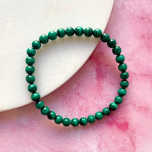 Load image into Gallery viewer, MALACHITE BRACELET (LARGE) Bracelet The Crystal Avenues 

