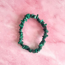Load image into Gallery viewer, MALACHITE CHIP BRACELET Bracelet The Crystal Avenues 

