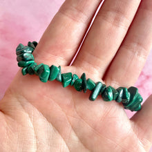 Load image into Gallery viewer, MALACHITE CHIP BRACELET Bracelet The Crystal Avenues 
