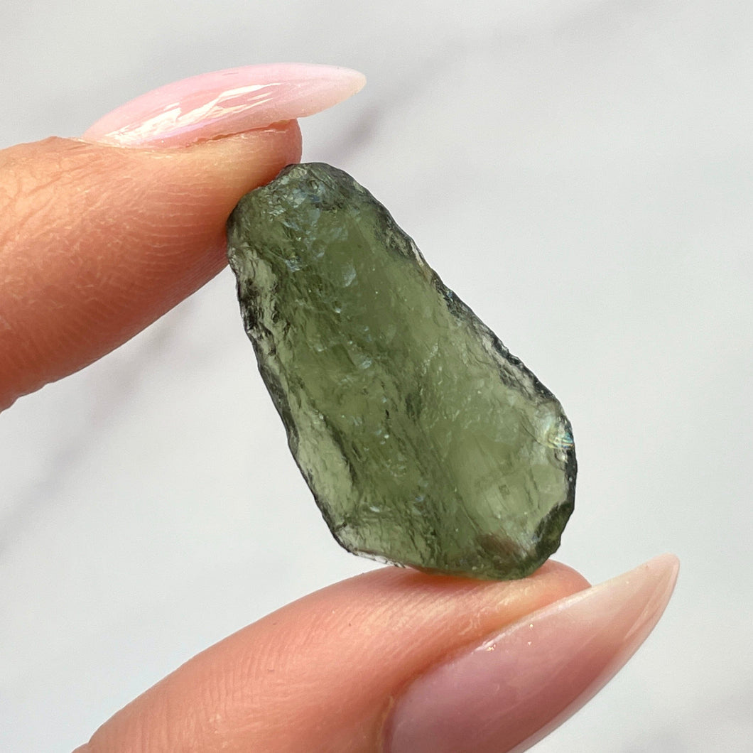 MOLDAVITE A QUALITY - LARGE (10) The Crystal Avenues 