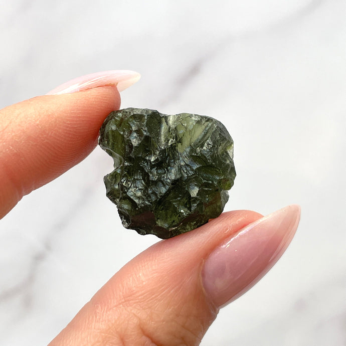 MOLDAVITE A QUALITY - LARGE (2) The Crystal Avenues 