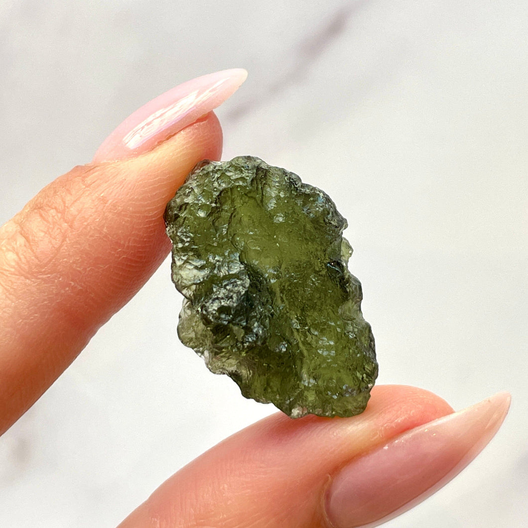 MOLDAVITE A QUALITY - LARGE (3) The Crystal Avenues 