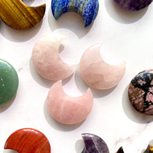 Load image into Gallery viewer, MOON CRYSTAL Raw Crystal The Crystal Avenues Rose Quartz 
